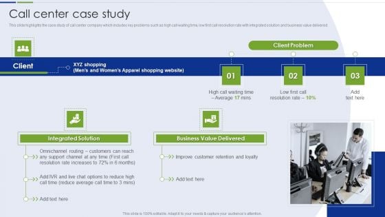 Business Process Outsourcing Company Profile Call Center Case Study Brochure PDF