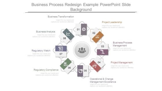 Business Process Redesign Example Powerpoint Slide Background Business Process Redesign Example Powerpoint Slide Background
