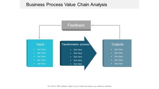 Business Process Value Chain Analysis Ppt Powerpoint Presentation Gallery Graphic Tips