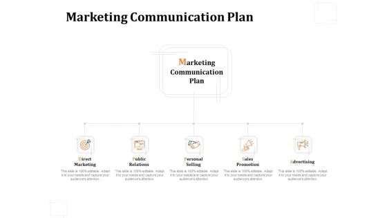 Business Product Development Plan Marketing Communication Plan Ppt Outline Graphics Design PDF