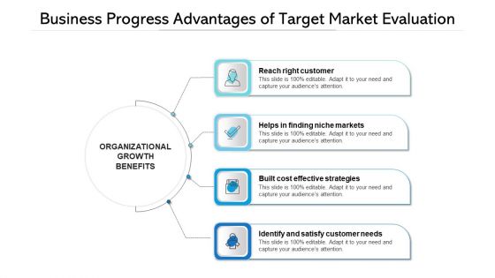 Business Progress Advantages Of Target Market Evaluation Ppt PowerPoint Presentation File Background Image PDF Business Progress Advantages Of Target Market Evaluation Ppt PowerPoint Presentation File Background Image PDF