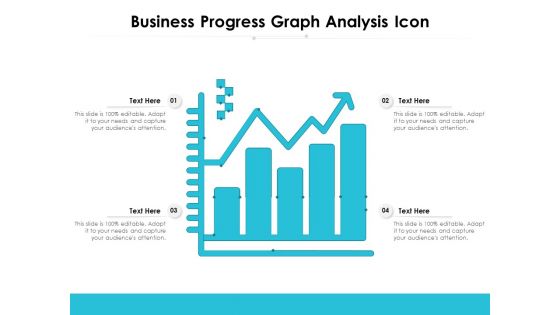 Business Progress Graph Analysis Icon Ppt PowerPoint Presentation Inspiration Styles PDF