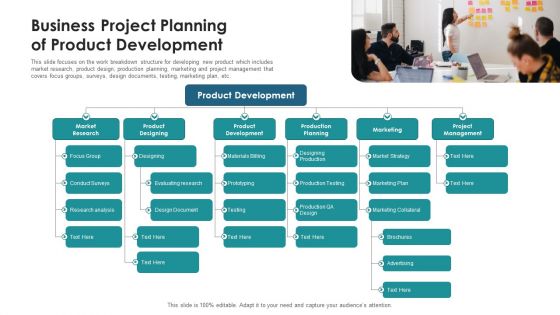 Business Project Planning Of Product Development Ppt PowerPoint Presentation Gallery Sample PDF