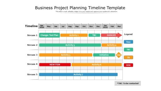 Business Project Planning Timeline Template Ppt PowerPoint Presentation Professional Graphics Example PDF