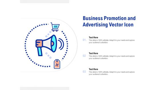 Business Promotion And Advertising Vector Icon Ppt PowerPoint Presentation Infographics Files