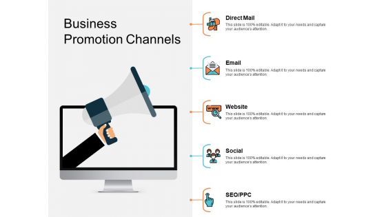 Business Promotion Channels Ppt PowerPoint Presentation Slides Show Business Promotion Channels Ppt PowerPoint Presentation Slides Show
