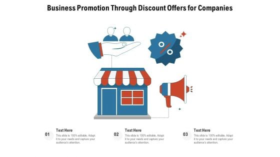 Business Promotion Through Discount Offers For Companies Ppt PowerPoint Presentation Ideas Inspiration PDF