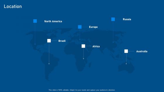 Business Promotion Using Linkedin Location Slides PDF