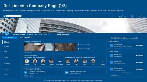 Business Promotion Using Linkedin Our Linkedin Company Page Patient Topics PDF Business Promotion Using Linkedin Our Linkedin Company Page Patient Topics PDF