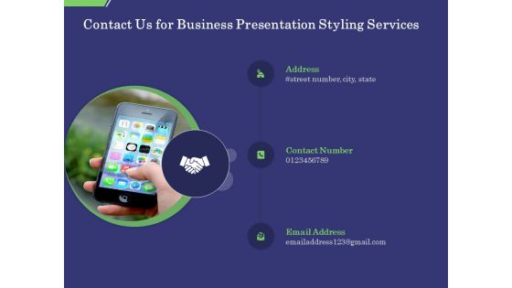 Business Proposal Contact Us For Business Presentation Styling Services Ppt Layouts Guide PDF Business Proposal Contact Us For Business Presentation Styling Services Ppt Layouts Guide PDF