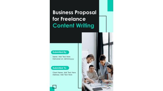 Business Proposal For Freelance Content Writing Example Document Report Doc Pdf Ppt