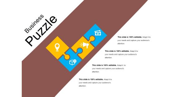 Business Puzzle Ppt PowerPoint Presentation Inspiration Sample