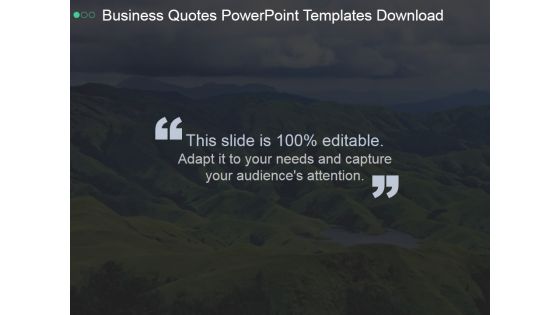 Business Quotes Ppt PowerPoint Presentation Example