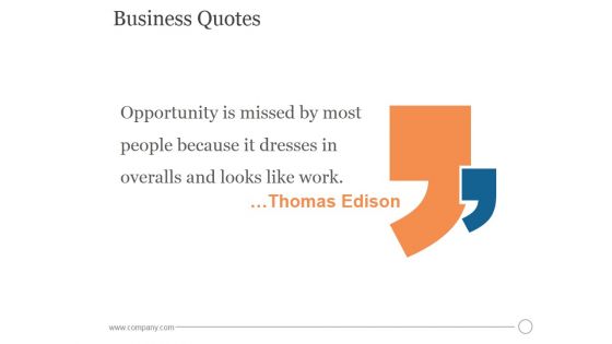 Business Quotes Ppt PowerPoint Presentation Pictures