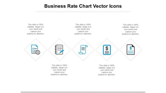Business Rate Chart Vector Icons Ppt PowerPoint Presentation Gallery Pictures PDF
