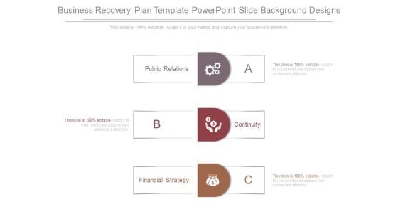 Business Recovery Plan Template Powerpoint Slide Background Designs