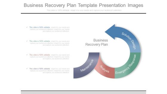 Business Recovery Plan Template Presentation Images