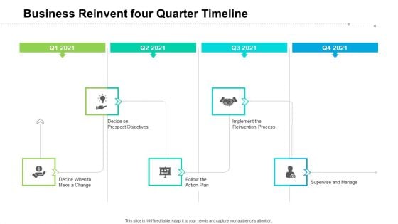 Business Reinvent Four Quarter Timeline Download