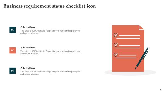 Business Requirements Status Ppt PowerPoint Presentation Complete Deck With Slides Slide14