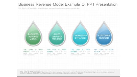 Business Revenue Model Example Of Ppt Presentation