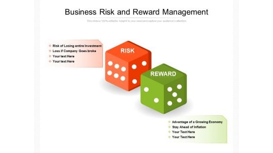 Business Risk And Reward Management Ppt PowerPoint Presentation Portfolio Pictures PDF
