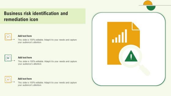 Business Risk Identification And Remediation Icon Rules PDF