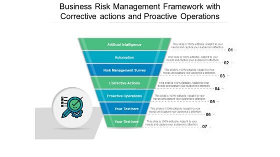 Business Risk Management Framework With Corrective Actions And Proactive Operations Ppt PowerPoint Presentation File Show PDF Business Risk Management Framework With Corrective Actions And Proactive Operations Ppt PowerPoint Presentation File Show PDF