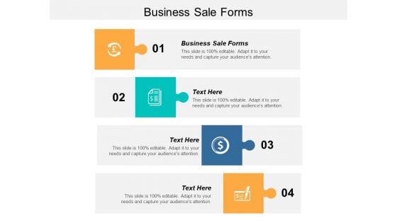 Business Sale Forms Ppt PowerPoint Presentation Model Show Cpb