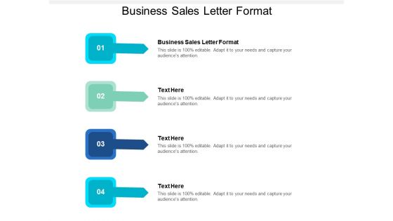 Business Sales Letter Format Ppt PowerPoint Presentation Slides Templates Cpb