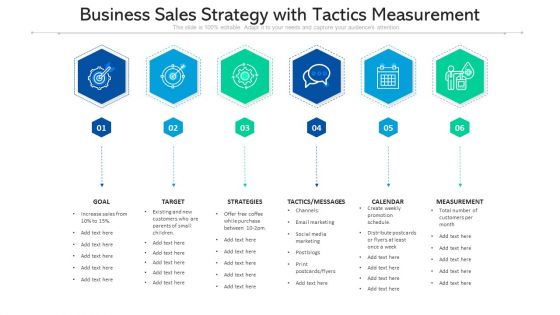 Business Sales Strategy With Tactics Measurement Ppt PowerPoint Presentation Styles Portfolio PDF