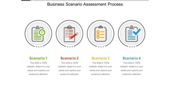 Business Scenario Assessment Process Ppt PowerPoint Presentation Portfolio Graphics PDF