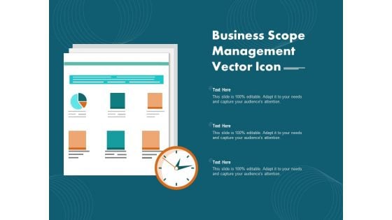 Business Scope Management Vector Icon Ppt PowerPoint Presentation Infographics Deck