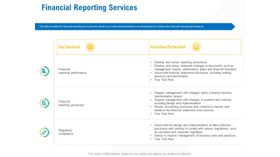 Business Service Provider Financial Reporting Services Formats PDF
