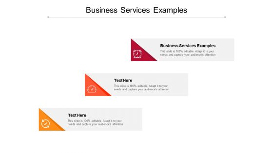 Business Services Examples Ppt PowerPoint Presentation Gallery Maker Cpb Pdf