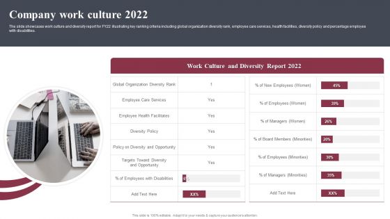 Business Software Development Company Profile Company Work Culture 2022 Ideas PDF