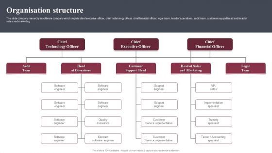 Business Software Development Company Profile Organisation Structure Ideas PDF