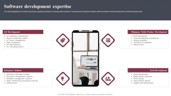 Business Software Development Company Profile Software Development Expertise Themes PDF