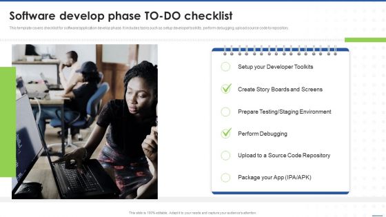 Business Software Playbook Software Develop Phase TO DO Checklist Template PDF Business Software Playbook Software Develop Phase TO DO Checklist Template PDF