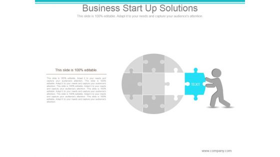 Business Start Up Solutions Ppt PowerPoint Presentation Outline