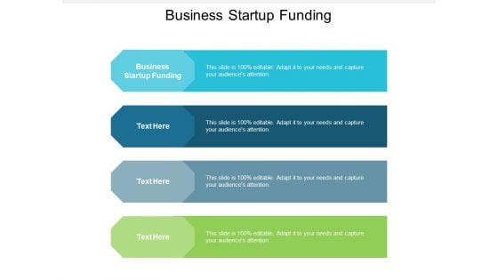 Business Startup Funding Ppt PowerPoint Presentation Outline Graphics Tutorials Cpb