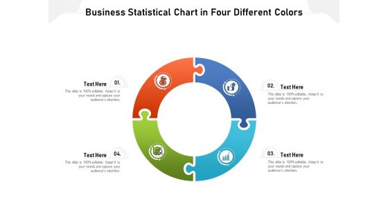 Business Statistical Chart In Four Different Colors Ppt PowerPoint Presentation Icon Layouts PDF