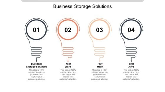 Business Storage Solutions Ppt PowerPoint Presentation Inspiration Smartart Cpb
