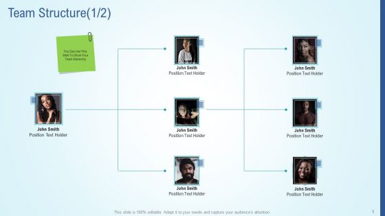 Business Strategy Development Process Team Structure Icon Summary PDF