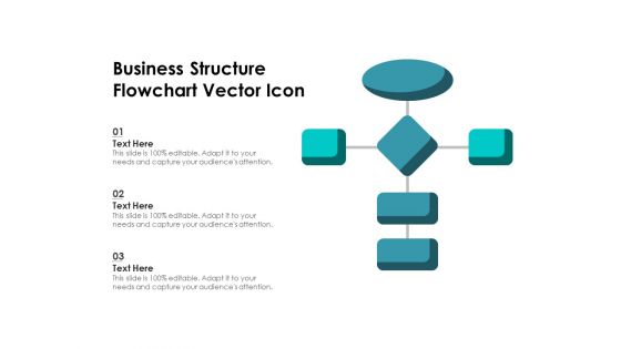 Business Structure Flowchart Vector Icon Ppt PowerPoint Presentation Ideas Clipart PDF