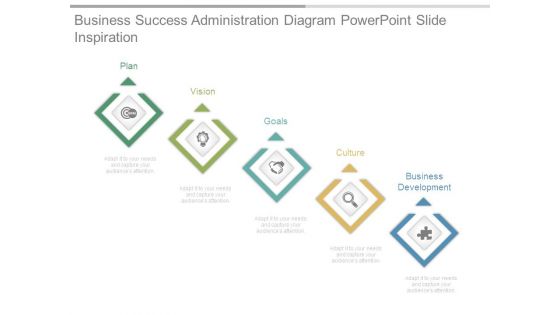 Business Success Administration Diagram Powerpoint Slide Inspiration