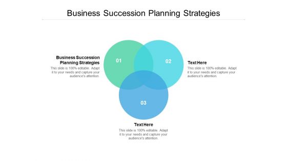 business succession planning strategies ppt powerpoint presentation slides show cpb