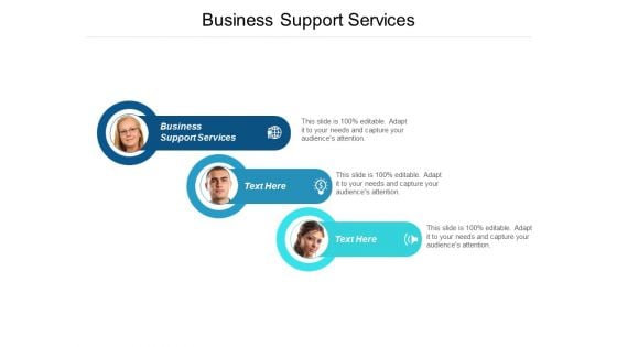 Business Support Services Ppt PowerPoint Presentation Show Graphics Pictures