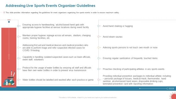 Business Survival Accommodation Addressing Live Sports Events Organizer Guidelines Graphics PDF Business Survival Accommodation Addressing Live Sports Events Organizer Guidelines Graphics PDF