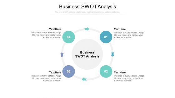 Business Swot Analysis Ppt PowerPoint Presentation File Slide Portrait Cpb