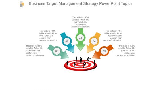 Business Target Management Strategy Powerpoint Topics